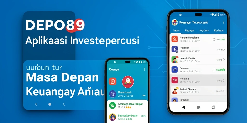 Antarmuka aplikasi DEPO89 menampilkan fungsi investasi yang intuitif.