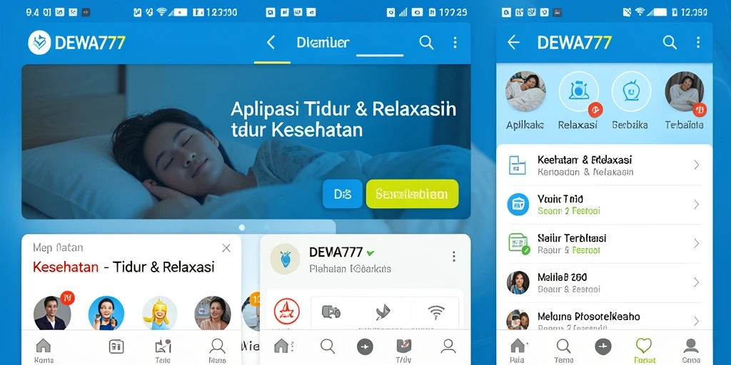 Screenshot aplikasi DEWA777 menampilkan fitur relaksasi sederhana dan efektif.