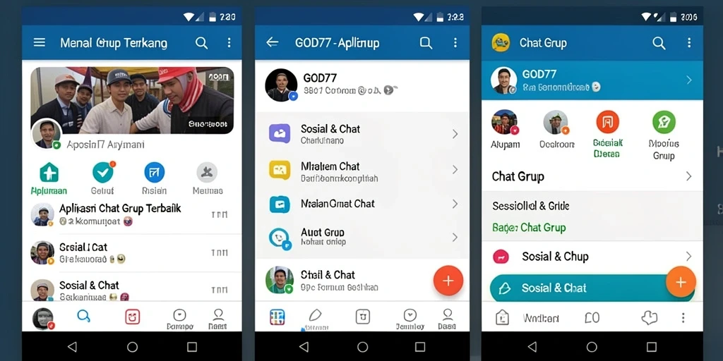 Tampilan antarmuka GOD77 yang modern dan fungsional.
