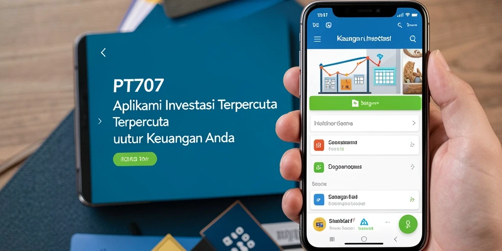 Tampilan antarmuka pengguna PT707 yang modern dan fungsional.